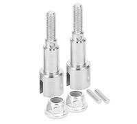 Alomejor Rear Transmission Axle RC Resistant for 1/16 16889 S1602 RC Car, High Resistance Metal Wheel Axis for the Improvement of Car Performance Model