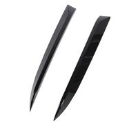 Alomejor Rear Window Side Spoiler Glossy Black ABS Rear Window Spoiler Wing Pair Precise Fit Aerodynamic Styling Scratch Resistant Trim for X6 E71 E72 2008 2014