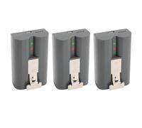 Alomejor Rechargeable 8000mAh Doorbell Camera Battery Replacement High Performance for Video Doorbells 2 3 3plus 4 and Cameras (3 Pack)