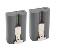 Alomejor Rechargeable 8000mAh Doorbell Camera Battery Replacement High Performance for Video Doorbells 2 3 3plus 4 and Cameras (2 Pack)