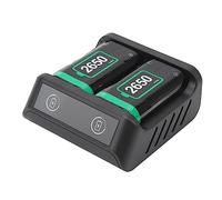 Alomejor Rechargeable Controller Battery Pack for Series X/S, 2650mAh Fast Charging with LED Indicator, Built-in Charging Cable, Micro USB, Type C Ports