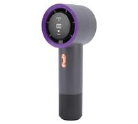 Alomejor Recharged in Personal Fans Intelligent Temperature Control 3000mAh Battery Operated Mini Fan for Work Studies, ABS Material for the Whole Day