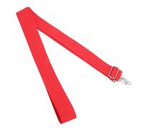 Alomejor Red Polyester Nylon Snare Drum Strap with Metal Hook for Percussion Parts Durable Soft Adjustable Length Lightweight