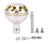 Alomejor Reel Power Knob Metal Fishing Line Wheel Handle Knob Grip Replacement(38mm)