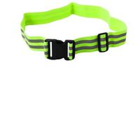 Alomejor Reflective Running Belt, Adjustable Polyester Spandex Safety Waist Belt 5 X 52CM, High Visibility Reflective Tape for Night Running Walking Cycling Jogging Women Men Kids (Yellow)