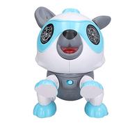 Alomejor Remote Control Robot Puppy Dog with Voice Control, Touch Sensor, Tail, Singing, Dancing, Light Change, for Kids Ages 3+