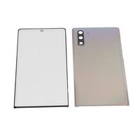 Alomejor Replacement Back Glass Cover for Note 10 Durable Repair Kit for DIY Phone Restoration - Full Set with Adhesives and Tools (Colorful)