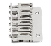 Alomejor Replacement of Guitar Bridges -Saddle for a Comfortable Process and Exquisite Appearance, for Guitar Accessories, Iron Material (Silver)