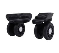 Alomejor Replacement of The Universal Fit Suitcase, 2 Packages of Luggage, Spare Part, Robust ABS Material, Quiet and Soft Filming for Standard Cases