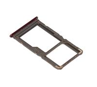 Alomejor Replacement SIM Card Tray Set, Durable Plastic SIM Card Holder with Tools for Note 7, Easy Installation, 1 Unit (Red)