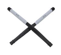 Alomejor Retractable Nylon Cajon Drum Brushes Drumsticks & Brushes Nylon for Cajon with Powerful Bass Crisp Highs Enhanced Grip Comfortable Handle