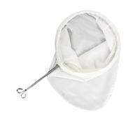 Alomejor Reusable Coffee Tea Filter Bag with Handle | Fine cotton cloth material, Effective filtering, Easy to clean, 29x32cm size
