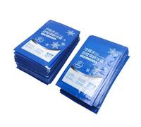 Alomejor Reusable Ice Cold Pack for Food Cooling, Multifunctional Freezer Pack for Aviation, 100PCS Ice Bags for Lunch Boxes, Beach Coolers (250ml)