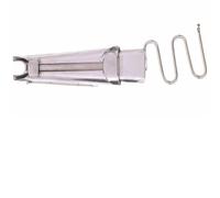 Alomejor Right Angle Double Fold Bias Tape Durable Portable Sewing Machine Attachment for Single Needle High Head Machine Material: Metal (Metal 6)