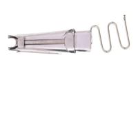 Alomejor Right Angle Double Fold Bias Tape Durable Portable Sewing Machine Attachment for Single Needle High Head Machine Material: Metal (Metal 7)