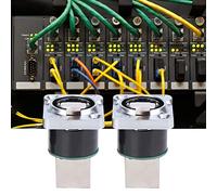 Alomejor RJ45 Right Angle Connector 2PCS Fire Retardant Zinc Alloy PA Ethernet Adapter 8 Pin IP67 for Aviation Cable Setup Cat6 Cat6a Network Extension in Tight Spaces