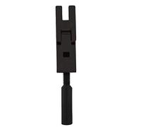 Alomejor Roller Bridge Tremolo Saddles Durable Zinc Alloy for Electric Guitar Players 6Pcs (Black)