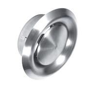 Alomejor Round Air Vent, Adjustable Stainless Steel Cover (125mm)