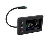 Alomejor S869 Electric Scooter LCD Display Panel, ABS Material, Connectors, Electric Bike LCD Control Panel, 24V 36V 48V Compatibility for Mountain Biking