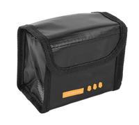 Alomejor Safer Bag for Drone Battery - Box/Cover of The Premium Fire Protection for Drone Flip Friendly and Compact Trips (3 Batteries Capacity)