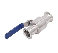 Alomejor Sanitary Ball Valve, 304 Stainless Steel Material (OD 19mm /