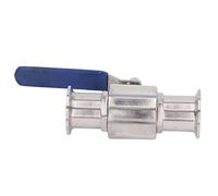 Alomejor Sanitary Ball Valve, 304 Stainless Steel Material (OD 25mm/0.98in)