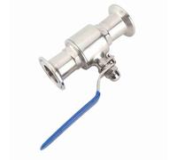 Alomejor Sanitary Ball Valve, 304 Stainless Steel Material (OD 32mm/1.26in)