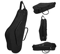Alomejor Saxophone Bag, Lightweight Nylon Carrying Case with Double Zippered Design, Interior Soft Fabric for Alto Saxophone Protection, Size 64 X 27 X 13cm