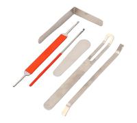 Alomejor Saxophone Repair Tool Kit Steel Wind Instrument Accessories for Setting the Key Cover and Spring Discharge
