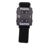 Alomejor Score Counter Wrist Watch, Adjustable Elastic Band Manual Score Keeper for Cricket Tennis Table Tennis, with Easy to Read Display in Sunlight Low Light (Black)