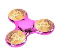 Alomejor Sensory Toy Toys Elegant Gyroscope of the Fingertips for Prices in the Children's Classroom, Premium Belly Muscle (Purple)
