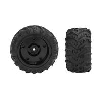 Alomejor Sentence of RC Premium 1/16 RC Truck Tire with High Shock Absorption, 85 Mm Rubber Wheels for HBX / / MJX/SCYUX Models