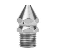 Alomejor Sewer Jet Nozzle G1/4in Male Thread - 4 Hole Design for Superior Drain Cleaning Performance - Perfect for Stubborn Blockages and Pipe Maintenance