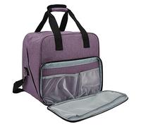 Alomejor Sewing Machine Bag Durable Large Capacity Practical Design for Sewing Accessories Oxford Cloth Portable Handbag for Household, Storage (Purple)