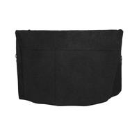 Alomejor Sewing Machine Dust Cover Durable Multipurpose Sewing Equipment Protector with Pockets for Accessories for Most Scenes (Black)