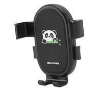 Alomejor Shock Absorbing Bike Phone Holder Accessories Gear Mount with Arrow Storage Case Adorable Panda Pattern for Scooter Motorcycle