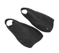 Alomejor Short Swim Flippers Adjustable Open Heel Design, 33cm | Snorkel Training Lap Practice, Drain Hole Sole, Soft TPR Foot Pocket, Open Water Dive Travel, For Adult Size 36-39