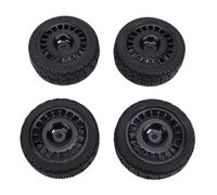Alomejor Singlebyrinth Model 1/16 RC Car Rally Rally -tire 70x26mm RC Car Tires for 1/10 on the Street (Black)