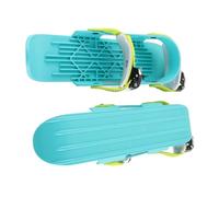 Alomejor Ski Skades Snowblades Skis Shoes Mini Skates for Adults with Adjustable Straps Portable Design Durable Nylon Stainless Steel Buckles Versatile for Snowparks Forest Trails (Color)
