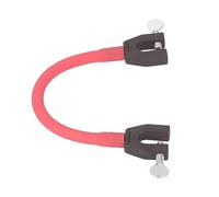 Alomejor Ski Tip Connector Premium Material Universal Design Compact Size Elastic Clamp, Suitable for Different Age Groups (Red)