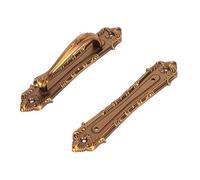 Alomejor Sliding Barn Door Handles Large Pulls Heavy Duty for Home Decoration Double Sided Design for Doors and Cabinets Premium Aluminum Alloy Silver 1 Handle