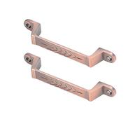 Alomejor Sliding Barn Door Pulls, Durable Aluminum Design | Sturdy material, easy to grip, flat back plate, suitable for wooden doors