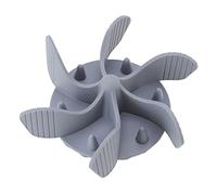 Alomejor Slow Feeder Dog Bowls Insert Efficient Slow Feeder Insert for Dog Bowls with Strong Suction Cups Base for Various, Food Grade Silicone 7.5" Size