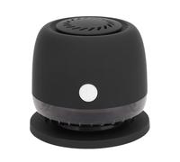 Alomejor Small Phone Speaker Amplifier, Magnetic Speaker with TWS Technology, Dynamic LED Lighting for Outdoor Adventures (Black)