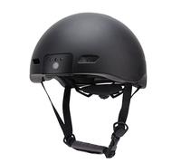 Alomejor Smart Cycling Helmet 1080P Front Camera, LED Lights Adjustable Size Breathable Lining Suitable for Various Sports (Black)