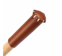Alomejor snooker cue tip cover, premium leather durable design, billiard accessory, 10-11mm size for competitive players daily practice home entertainment gift ideas