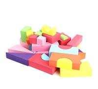 Alomejor Soft Stacking Blocks Construction Toys for Children, Lightweight EVA Foam Building Blocks for Hand-eye Coordination