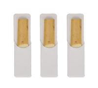 Alomejor Soprano Saxophone Reeds, 2.5 Strength for Stable Sound with Manual Harvesting and Digital Making Techniques, for Beginners Educators Students