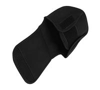 Alomejor Spinning Reel Cover, Thick SBR Material Durable Protective Storage Bag with Hook and Loop Design, for Fishing Reel Protection (L)