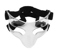 Alomejor Sports Nose Guard Adjustable Breathable Shield | PC material, effective injury prevention, clear visibility, unisex design